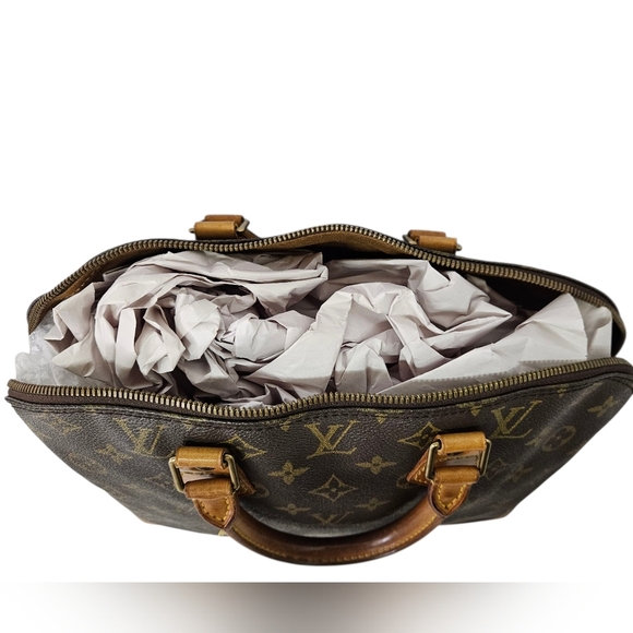 Louis Vuitton Alma PM Handbag in Monogram Canvas and Leather in Brown - Picture 11 of 15